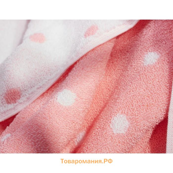 Полотенце махровое Doris pink, размер 30х50 см, цвет розовый