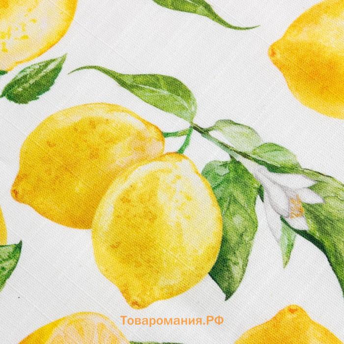 Дорожка "" Лимоны 40х147 см, 100% хлопок, репс 210 г/м2