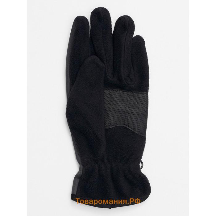 Перчатка спортивная мужская тёмно-серого цвета, размер 9