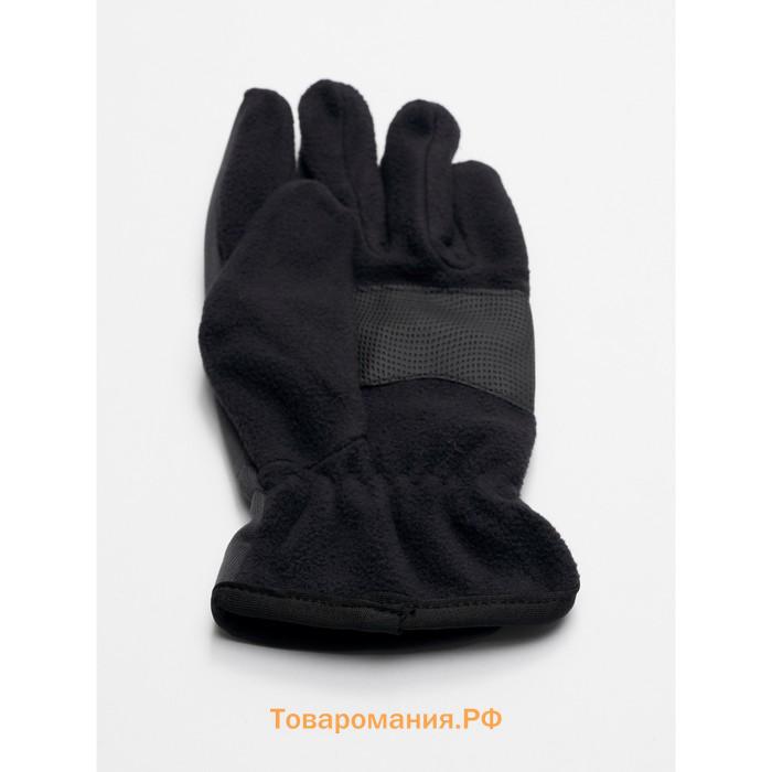 Перчатка спортивная мужская тёмно-серого цвета, размер 9