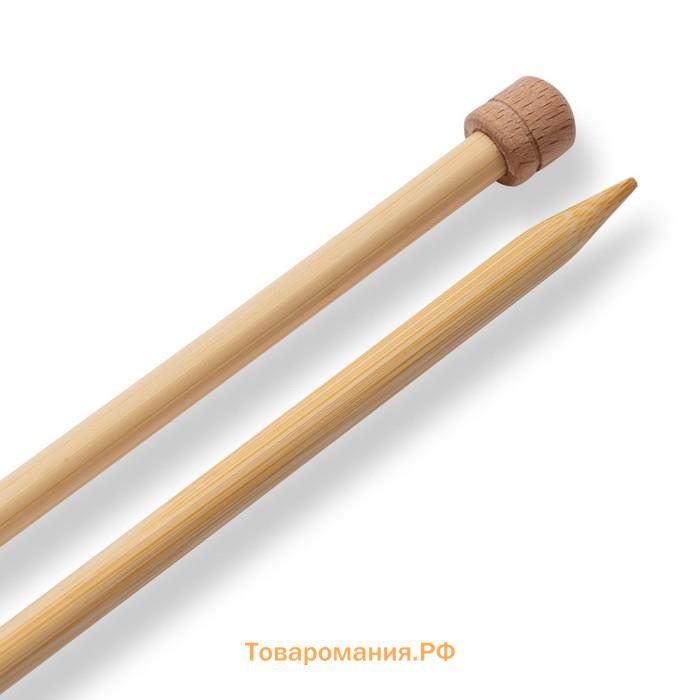 Спицы прямые, бамбуковые, 7,0 мм/33см, 2 шт