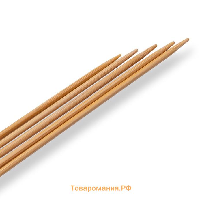 Спицы чулочные, бамбуковые, 2,5 мм/20см, 5 шт