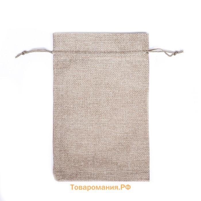 Мешок подарочный с термонаклейкой «От всего сердца» 15.5×24 см
