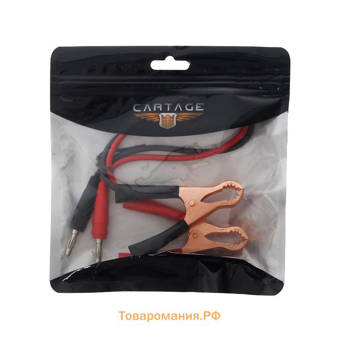 Провод-тестер с зажимом, 30 см, R=5
