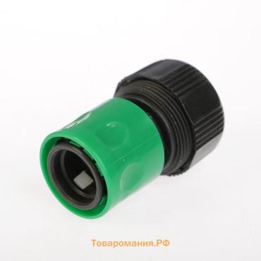 Коннектор, 5/8" (16 мм), быстросъёмное соединение, рр-пластик, Greengo