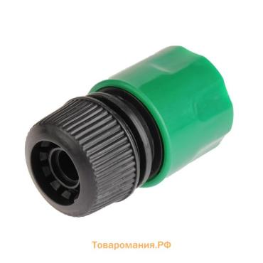 Коннектор, 1/2" (12 мм), быстросъёмное соединение, рр-пластик, МИКС, Greengo