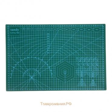 Резиновый мат для творчества формат А3 45х30 см толщина 3 мм