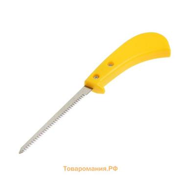 Ножовка по дереву ТУНДРА, заточка 2D, пластиковая рукоятка, 15-16 TPI, 120/240 мм