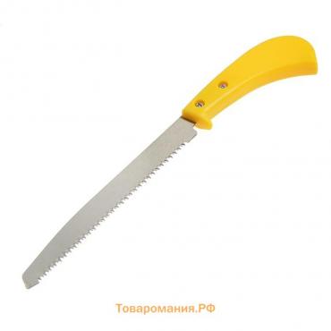 Ножовка по дереву ТУНДРА, заточка 2D, пластиковая рукоятка, 11-12 TPI, 180/300 мм