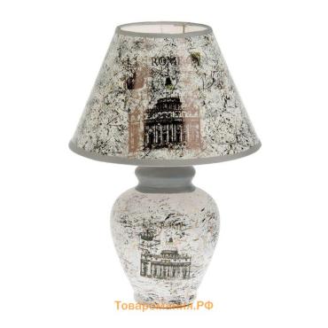 Лампа настольная керамика «Римская империя» Е14 220 В 39×25×25 см RISALUX