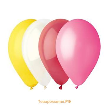 Воздушные шары латексные 3", 100 шт., МИКС