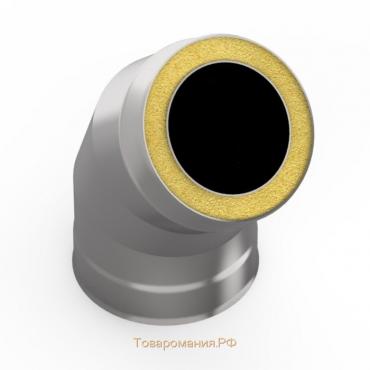 Сэндвич-отвод 135°, d 180 × 260 мм, нерж/нерж, 1.0 мм/0.5 мм