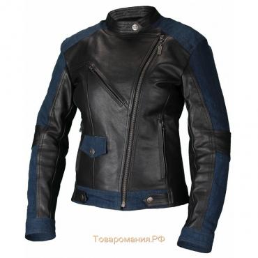 Куртка женская кожаная-джинс Teacher Jeans, XL