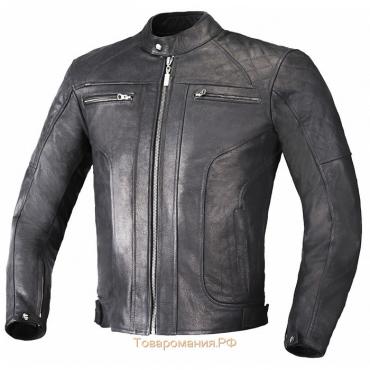 Куртка кожаная Armada, размер 4XL, чёрная