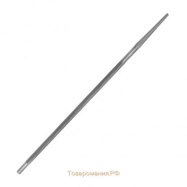 Напильник ТУНДРА, для заточки цепей шаг 3/8", круглый, сталь ШХ15, d=5.5 мм, №3, 200 мм