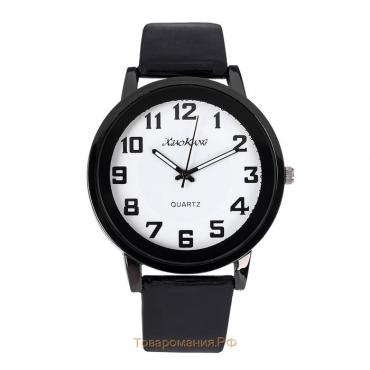 Часы наручные кварцевые мужские "Гарленд", ремешок силикон, d-4.5 см