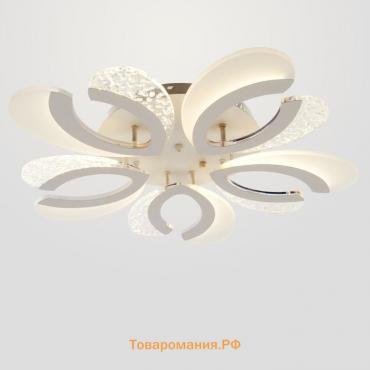 Люстра с ПДУ "Сорренто" LED 45Вт 3 режима 3000-6000К белый 63х63х8 см BayerLux