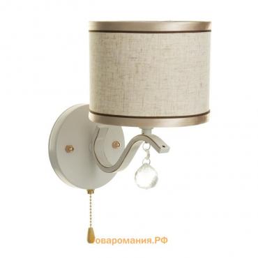 Бра "Берта" 1х40Вт E14 белый 20х15х24 см.