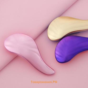 Расчёска массажная, 8×18.5(±1) см, PVC коробка, МИКС