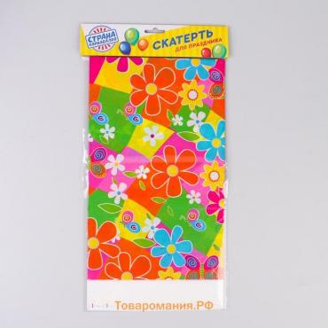 Скатерть «Цветочки», 108 × 180 см