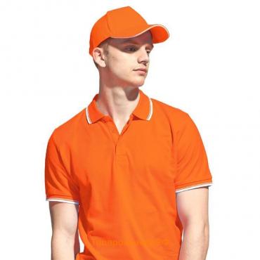 Бейсболка унисекс, размер 56-58, цвет оранжевый