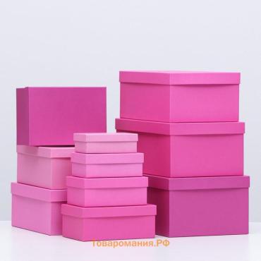 Набор коробок 10 в 1 «Пантон 230», 30.5×20×13 - 12×6.5×4 см