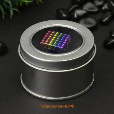 Неокуб-антистресс «Магнитный конструктор», 216 шариков, d=0.5 см, МИКС