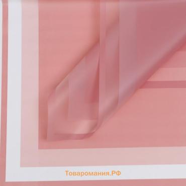 Плёнка в листах, викторианская роза, 58×58 см