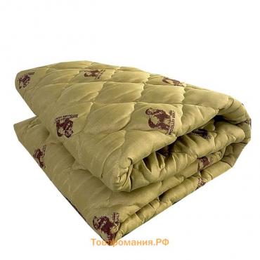 Одеяло одноигольная стежка Овечья шерсть 200х215 см, 300 гр, пэ, чемодан