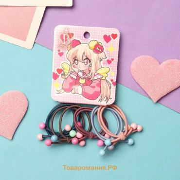 Резинка для волос "Комиксы" (набор 5 шт) мечты, 3 см