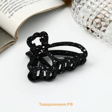 Краб для волос «Флоранс», бабочка, 6.5 см, МИКС